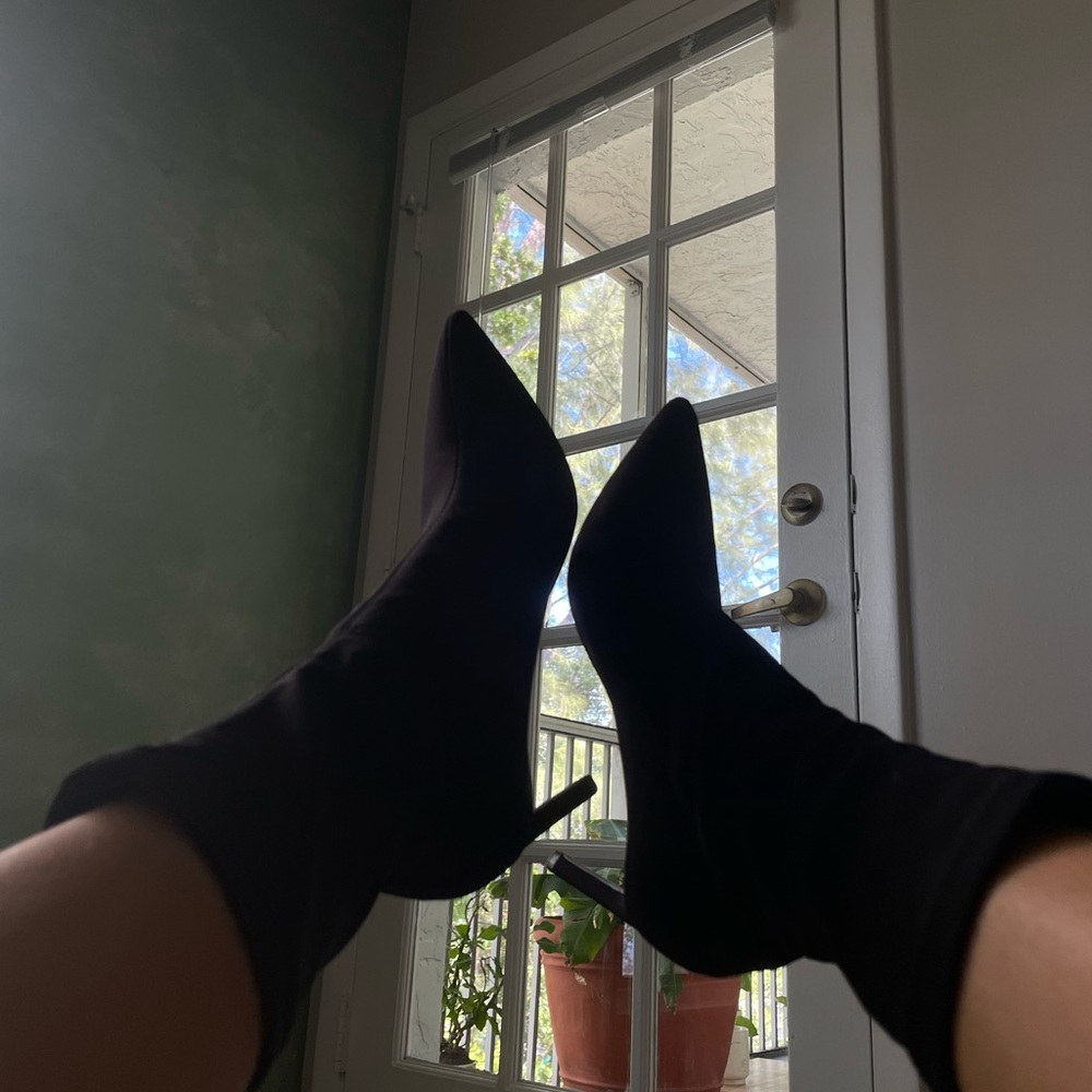 Black heels Bershka6,5